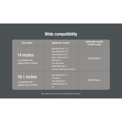 Housse en Cuir Grainé pour Ordinateur Portabl | Smarty Paris